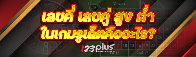 เลขคี่ เลขคู่ สูง ต่ำ